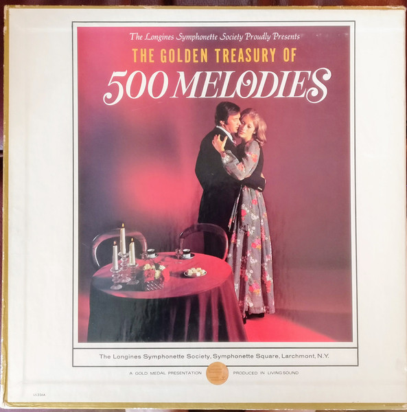 The Longines Symphonette - The Golden Treasury Of 500 Melodies (10xLP, Comp + Box) (Mint (M))