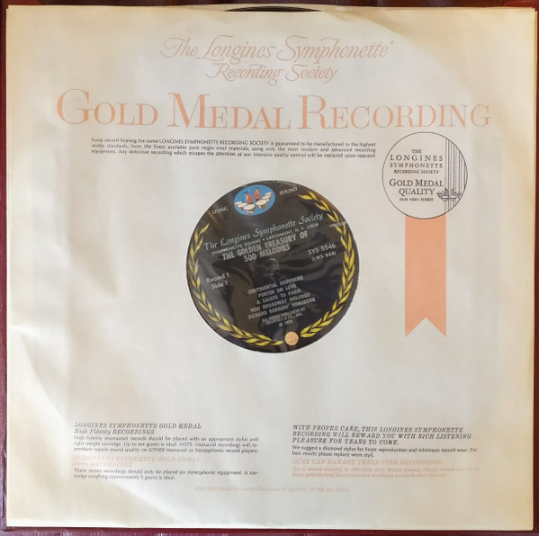 The Longines Symphonette - The Golden Treasury Of 500 Melodies (10xLP, Comp + Box) (Mint (M)) - Image 3