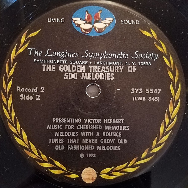The Longines Symphonette - The Golden Treasury Of 500 Melodies (10xLP, Comp + Box) (Mint (M)) - Image 5