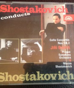 Dmitri Shostakovich, Maxim Shostakovich, Jiří Bárta, The Prague Symphony Orchestra - Shostakovitch Conducts Shostakovitch / Cello Concertos Nos 1 & 2 (CD, Album) (Near Mint (NM or M-))