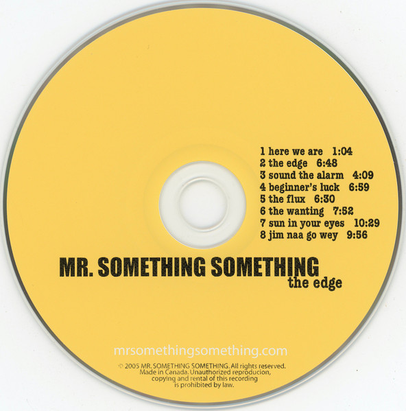Mr. Something Something - The Edge (CD, Album) (Mint (M)) - Image 3
