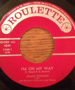 Jimmie Rodgers (2) - I'm On My Way / Every Time My Heart Sings (7", Single) (Very Good Plus (VG+))