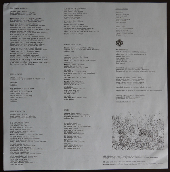 WORDSANDMUSIC - New Resonance (LP, Album) (Mint (M)) - Image 5