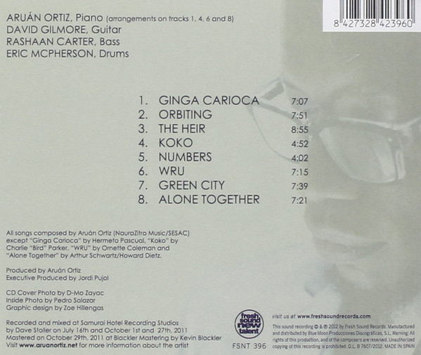 Aruán Ortiz Quartet - Orbiting (CD, Album) (Near Mint (NM or M-)) - Image 2