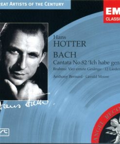 Johann Sebastian Bach / Johannes Brahms - Hans Hotter, Anthony Bernard, Gerald Moore - Cantata No. 82 'Ich Habe Genug' / Vier Ernste Gesänge / 12 Lieder (CD, Comp, RM) (Near Mint (NM or M-))