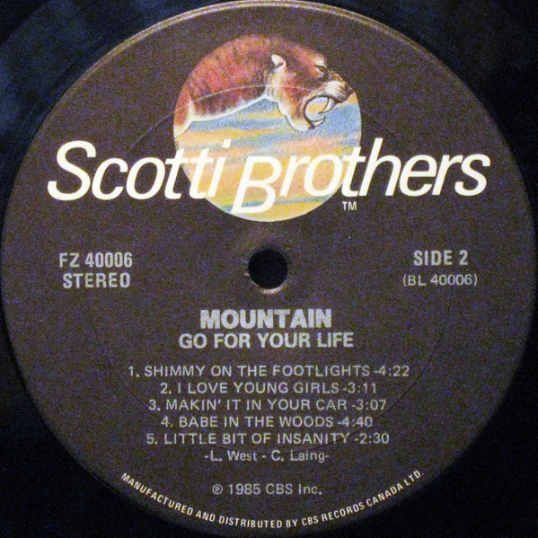 Mountain - Go For Your Life (LP, Album) (Mint (M)) - Image 4