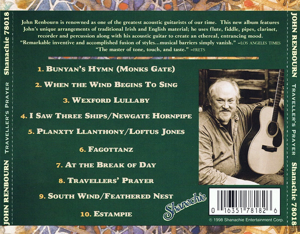 John Renbourn - Traveller's Prayer (CD, Album, RP) (Near Mint (NM or M-)) - Image 2