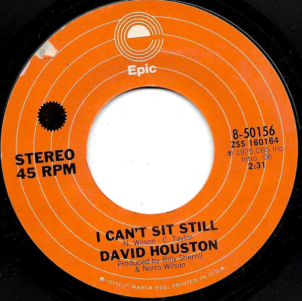 David Houston - The Woman On My Mind (7") (Very Good Plus (VG+)) - Image 2