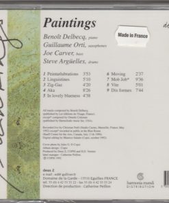 Alternative view of Benoît Delbecq, Guillaume Orti, Joe Carver, Steve Argüelles - Paintings (CD, Album) (Near Mint (NM or M-))