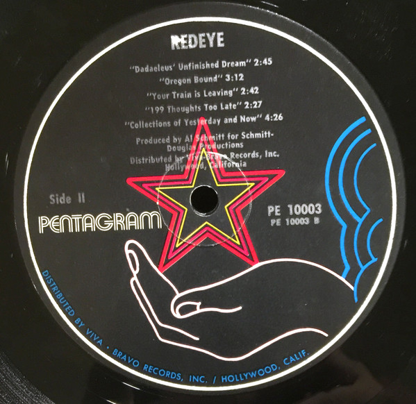 Redeye (5) - Redeye (LP, Album, Pin) (Mint (M)) - Image 4