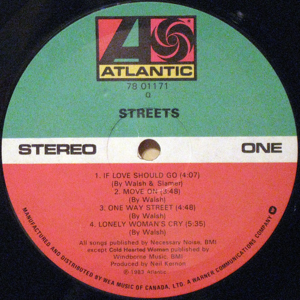 Streets (2) - 1st (LP, Album) (Mint (M)) - Image 3