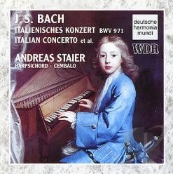 Johann Sebastian Bach - Andreas Staier - Italienisches Konzert = Italian Concerto (BWV 971) Et Al. (CD, Comp) (Near Mint (NM or M-))