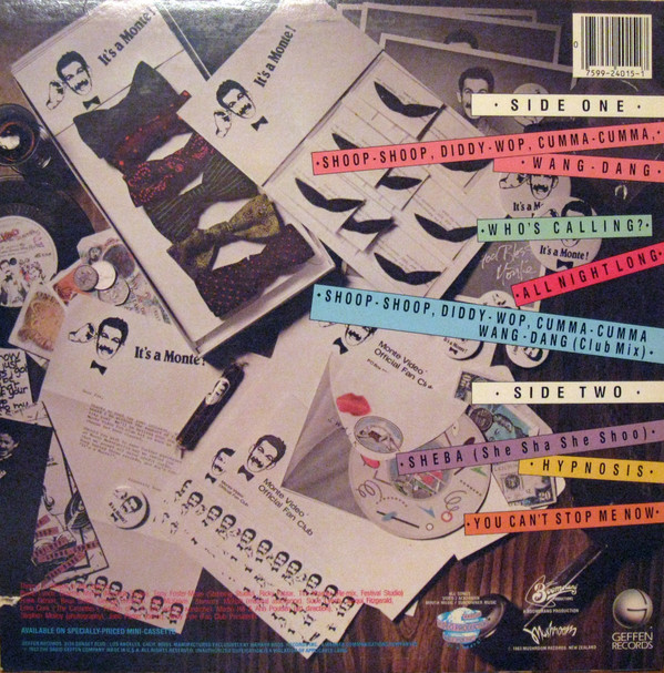 Monte Video & The Cassettes - Monte Vidéo (LP, MiniAlbum) (Mint (M)) - Image 2