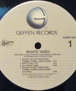 Monte Video & The Cassettes - Monte Vidéo (LP, MiniAlbum) (Mint (M)) - Image 3