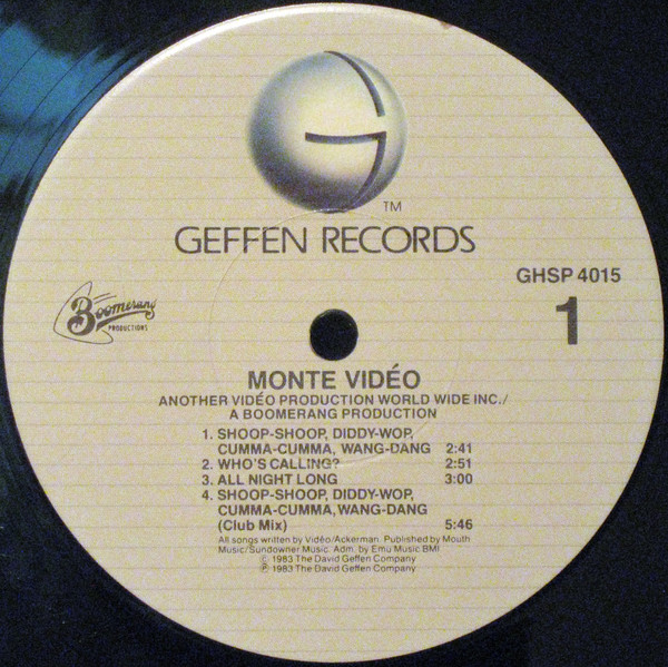 Monte Video & The Cassettes - Monte Vidéo (LP, MiniAlbum) (Mint (M)) - Image 3