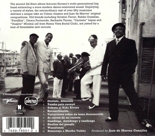 Afro-Cuban All Stars - Distinto, Diferente (CD, Album) (Near Mint (NM or M-)) - Image 2