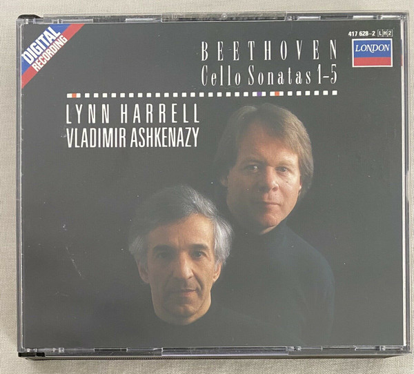 Beethoven*, Lynn Harrell, Vladimir Ashkenazy - Cello Sonatas 1–5 (2xCD, Album) (Mint (M))