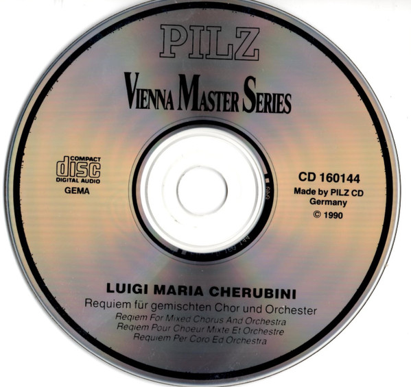 Luigi Maria Cherubini* - Requiem Pour Choeur Et Orchestre (CD, Album) (Near Mint (NM or M-)) - Image 3