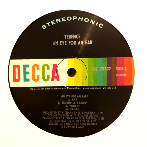 Terence (6) - An Eye For An Ear (LP, Album) (Mint (M)) - Image 3