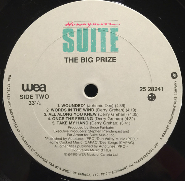 Honeymoon Suite - The Big Prize (LP, Album, DMM) (Mint (M)) - Image 4