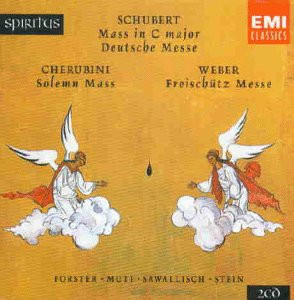 Franz Schubert, Carl Maria von Weber, Luigi Cherubini - Mass in C Major, Solemn Mass, Freischütz Messe (2xCD) (Near Mint (NM or M-))
