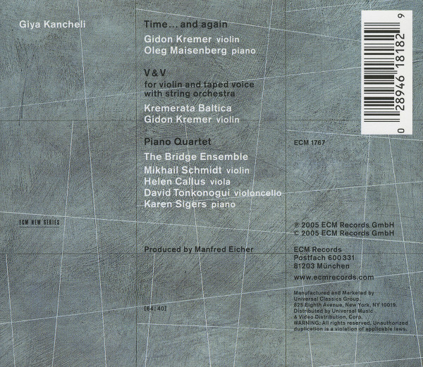 Giya Kancheli - In L'Istesso Tempo (CD, Album) (Mint (M)) - Image 2