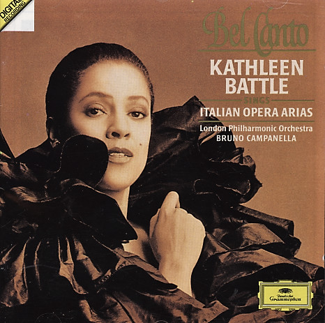 Kathleen Battle, London Philharmonic Orchestra, Bruno Campanella - Bel Canto (Kathleen Battle Sings Italian Opera Arias) (CD, Album, Comp, Club, RE) (Near Mint (NM or M-))