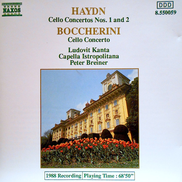Haydn* / Boccherini* - Ludovít Kanta, Capella Istropolitana, Peter Breiner - Cello Concertos Nos. 1 And 2 / Cello Concerto (CD) (Near Mint (NM or M-))