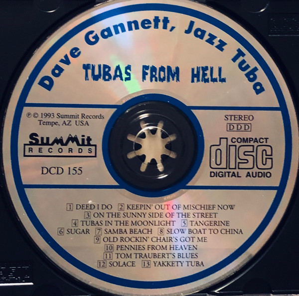Dave Gannett, Jazz Tuba - Tubas From Hell (CD, Album) (Near Mint (NM or M-)) - Image 3