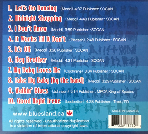 The Bluesland Horn Band - Let's Go Dancing (CD, Album) (Mint (M)) - Image 4