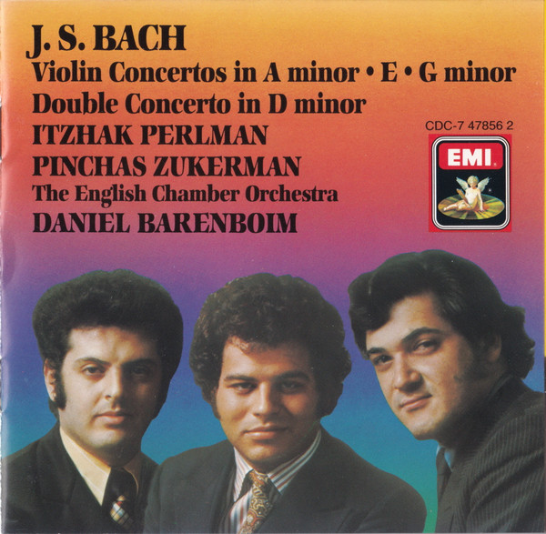 J. S. Bach*, Itzhak Perlman, Pinchas Zukerman, The English Chamber Orchestra*, Daniel Barenboim - Violin Concertos In A Minor • E • G Minor, Double Concerto In D Minor (CD, Comp, Club, RE, RM) (Near Mint (NM or M-))