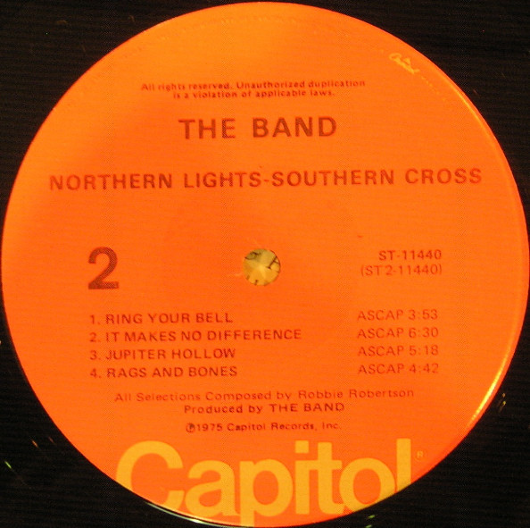 The Band - Northern Lights-Southern Cross (LP, Album, Win) (Mint (M)) - Image 4