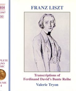 Franz Liszt, Valerie Tryon - Franz Liszt Complete Piano Music Volume 14 - Transcriptions of Ferdinand David's Bunte Reihe (CD, Album) (Mint (M))