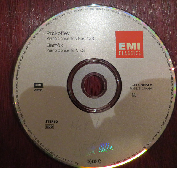 Prokofiev* / Bartók* - Martha Argerich, Orchestre Symphonique De Montréal*, Charles Dutoit - Piano Concertos Nos.1 & 3 / Piano Concerto No.3 (CD, Album) (Near Mint (NM or M-)) - Image 3