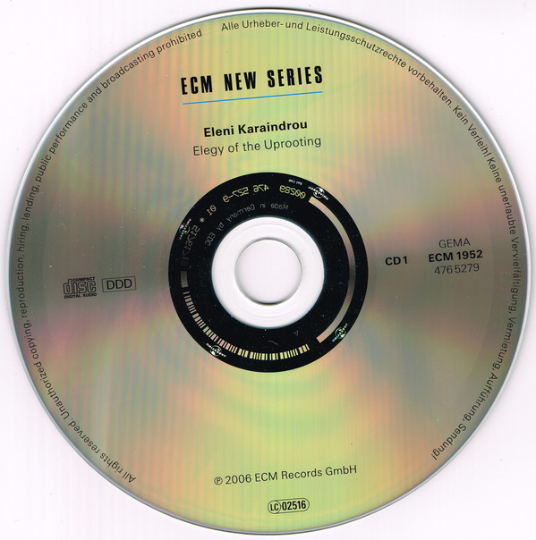 Eleni Karaindrou - Elegy Of The Uprooting (2xCD, Album) (Mint (M)) - Image 5
