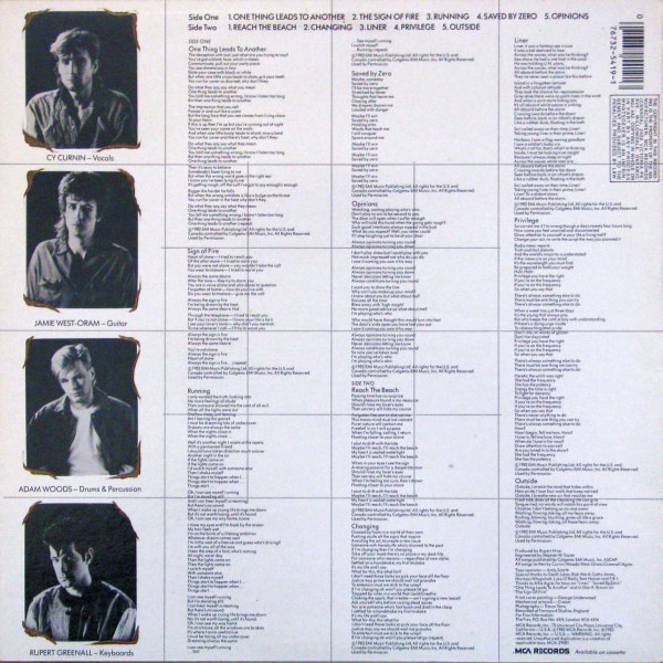 The Fixx - Reach The Beach (LP, Album, RE) (Mint (M)) - Image 2