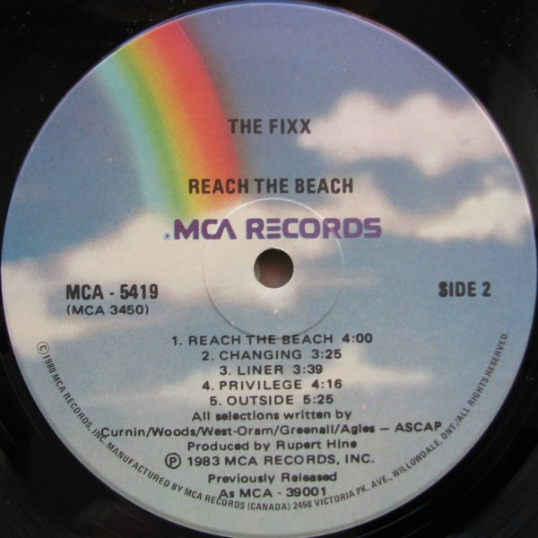 The Fixx - Reach The Beach (LP, Album, RE) (Mint (M)) - Image 4
