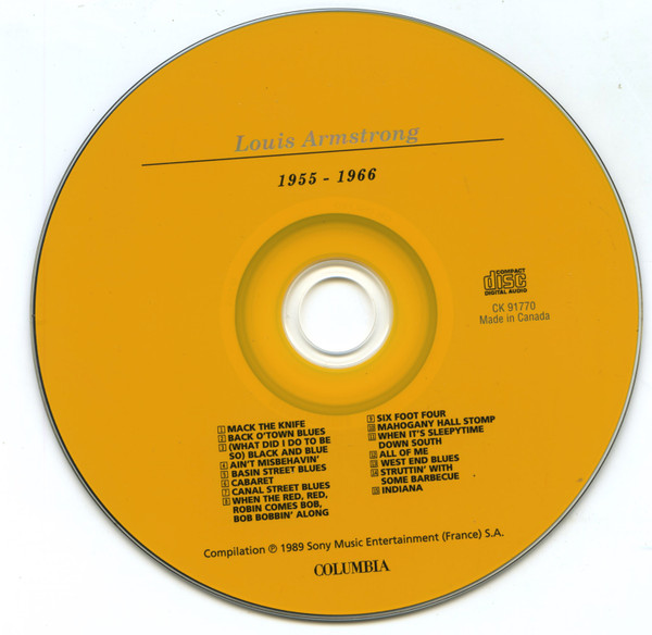 Louis Armstrong - 1955-1966 (CD, Comp) (Near Mint (NM or M-)) - Image 3
