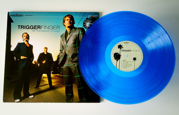 Triggerfinger - All This Dancin' Around (LP, Album, Blu + CD, Album) (Near Mint (NM or M-)) - Image 2