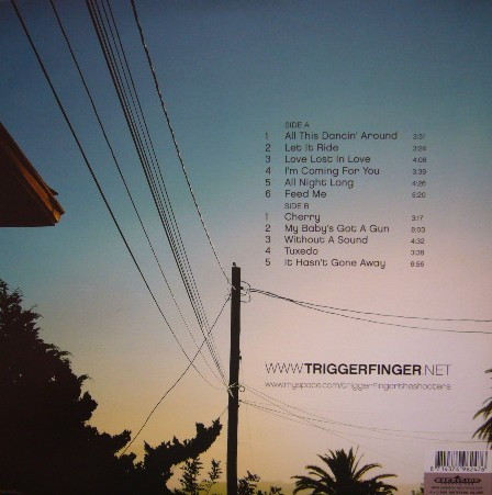 Triggerfinger - All This Dancin' Around (LP, Album, Blu + CD, Album) (Near Mint (NM or M-)) - Image 4