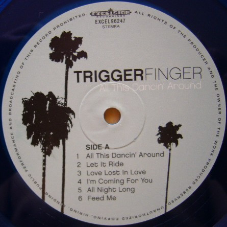 Triggerfinger - All This Dancin' Around (LP, Album, Blu + CD, Album) (Near Mint (NM or M-)) - Image 5