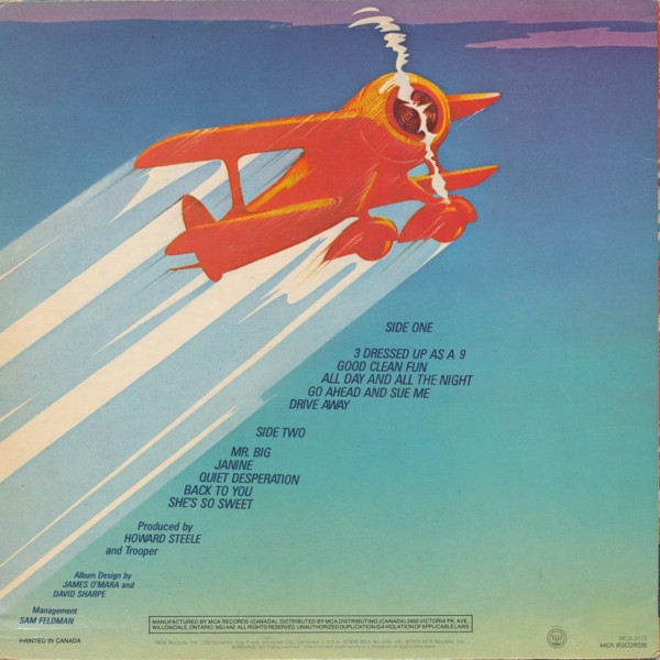 Trooper (4) - Flying Colors (LP, Album, Par) (Mint (M)) - Image 2