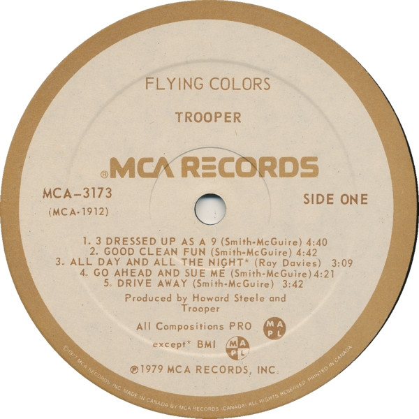 Trooper (4) - Flying Colors (LP, Album, Par) (Mint (M)) - Image 3