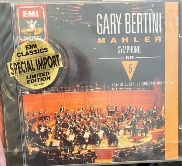 Mahler* - Gary Bertini, Kölner Rundfunk-Sinfonie-Orchester - Symphonie No. 5 (CD, Album) (Near Mint (NM or M-))
