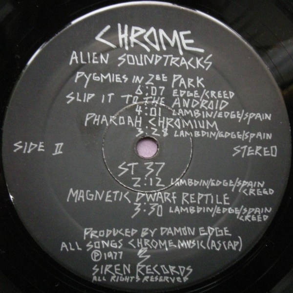 Chrome (8) - Alien Soundtracks (LP, Album) (Very Good Plus (VG+)) - Image 4