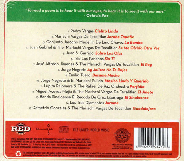 Various - A Night In Mexico (CD, Comp, Dig) (Mint (M)) - Image 2
