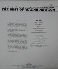 Alternative view of Wayne Newton - The Best Of Wayne Newton (LP, Comp, RE) (Mint (M))