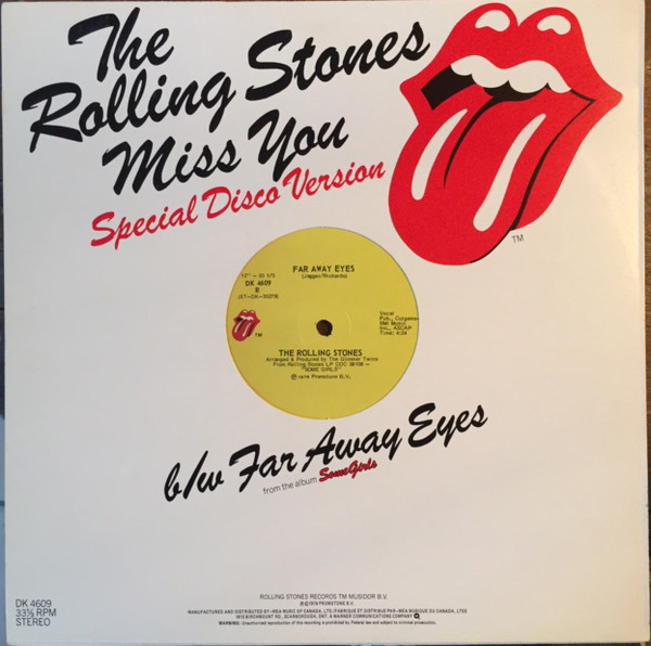 The Rolling Stones - Miss You (Special Disco Version) (12", Single) (Mint (M)) - Image 2