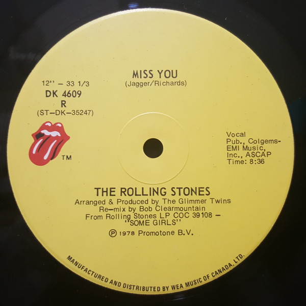 The Rolling Stones - Miss You (Special Disco Version) (12", Single) (Mint (M)) - Image 3