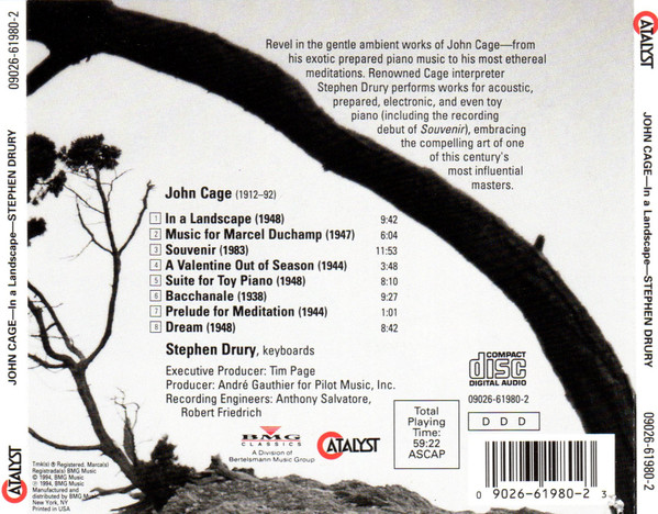John Cage - In A Landscape (CD) (Near Mint (NM or M-)) - Image 2